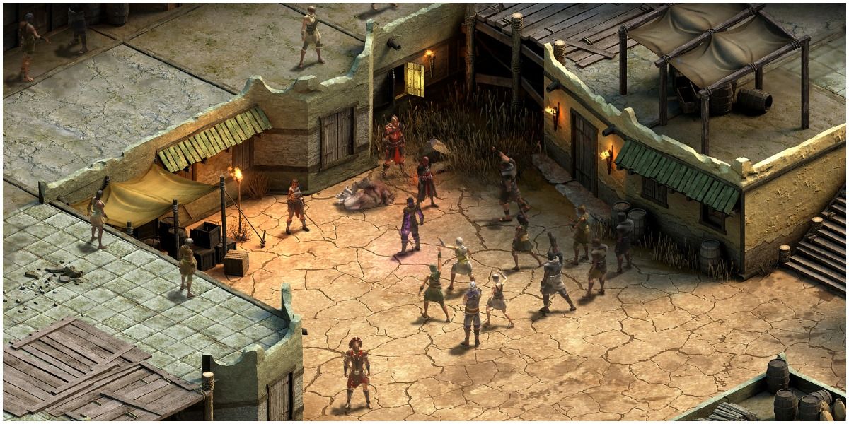 A screenshot of gameplay from Tyranny.