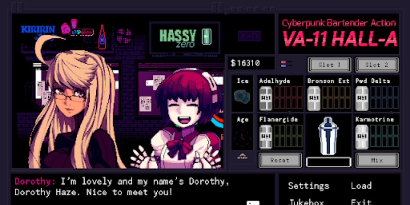 VA-11 Hall-A: Cyberpunk Bartender
