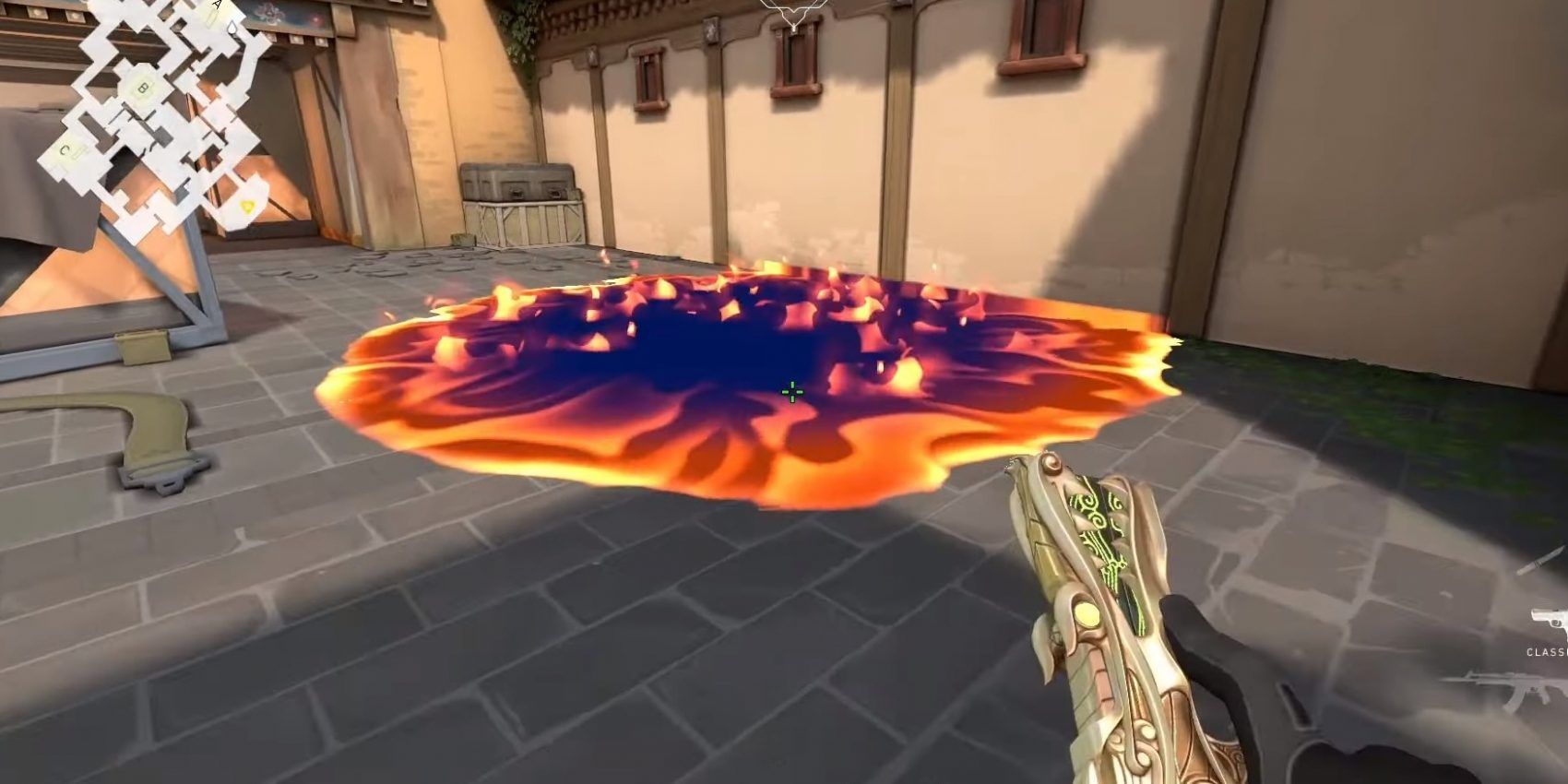 Valorant Brimstone Incendiary fire