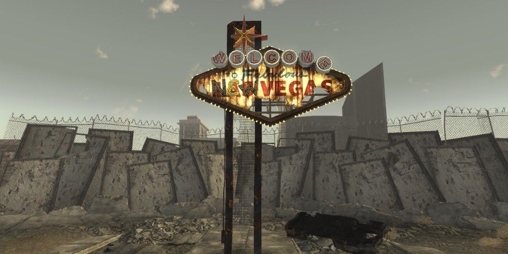 The Welcome to Fabulous New Vegas sign.