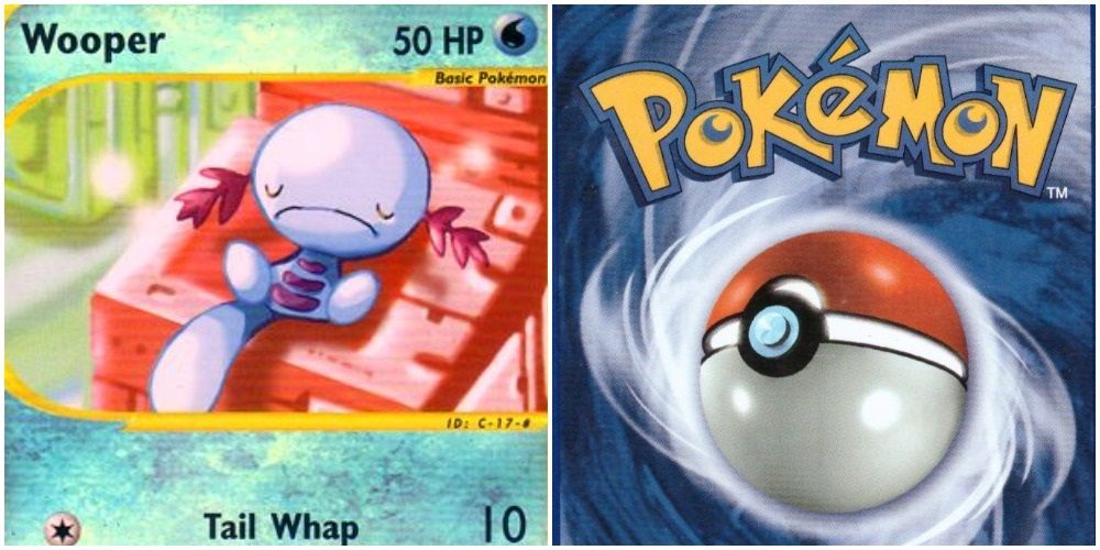 Wooper Sad Aquapolis Pokémon Card TCG
