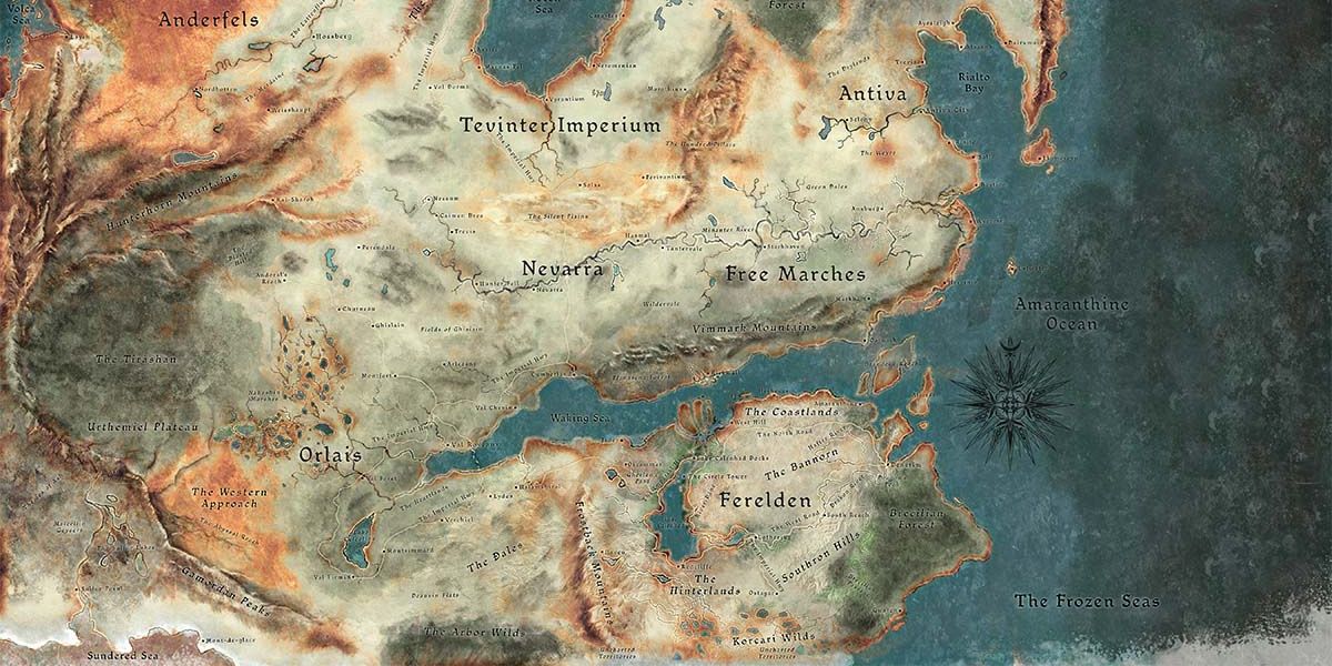 World of Thedas map.
