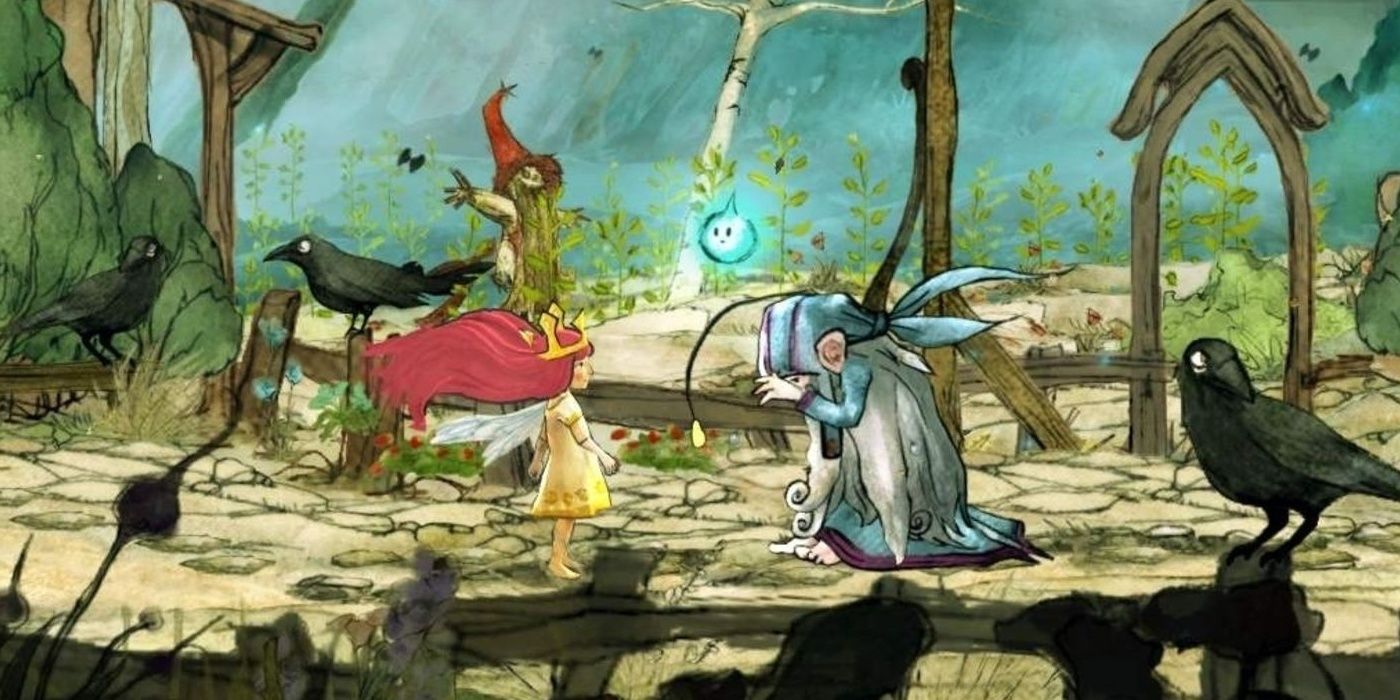 Child of Light meeting Gnome