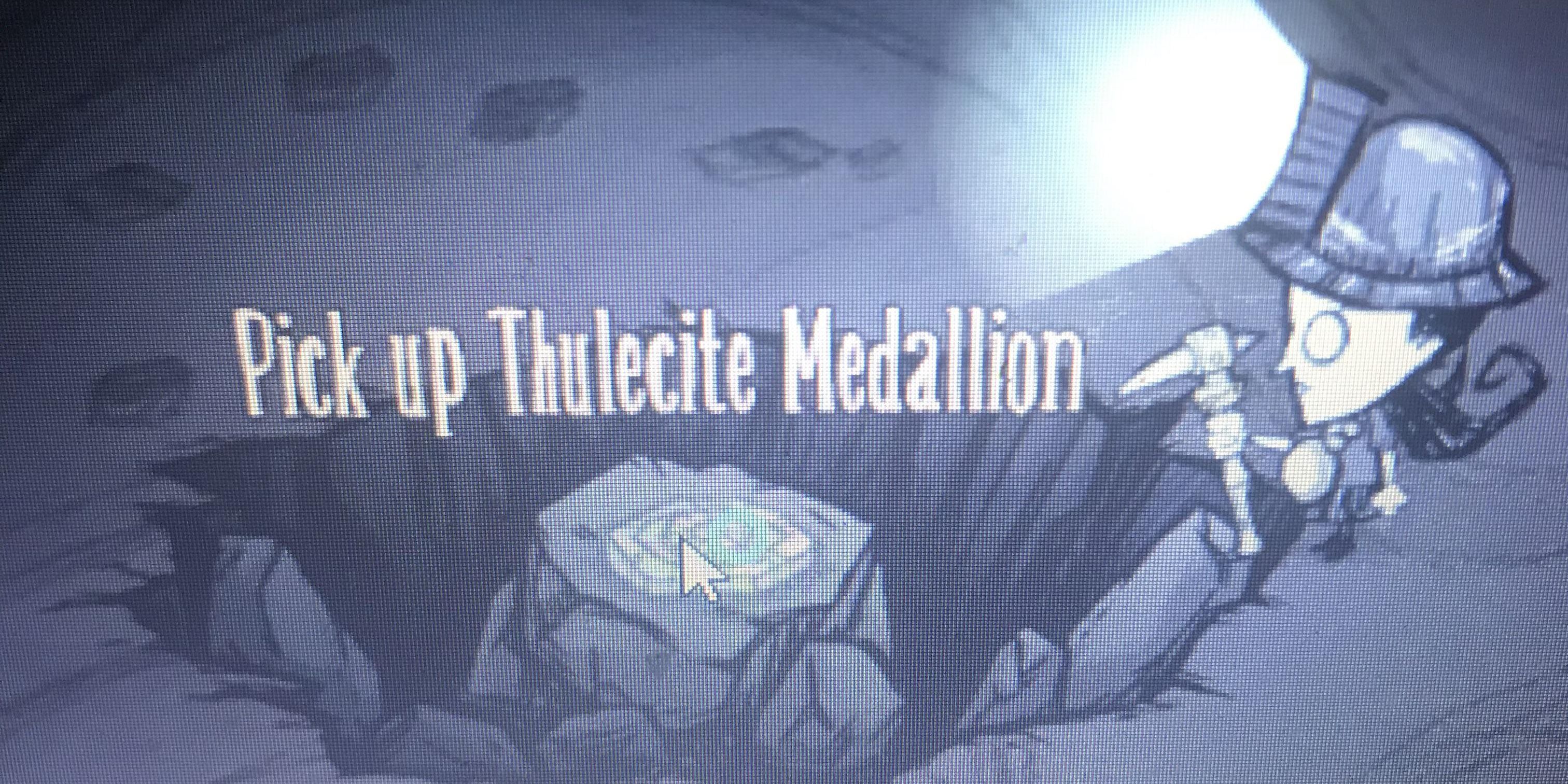 A Thulecite Medallion in Don't Starve