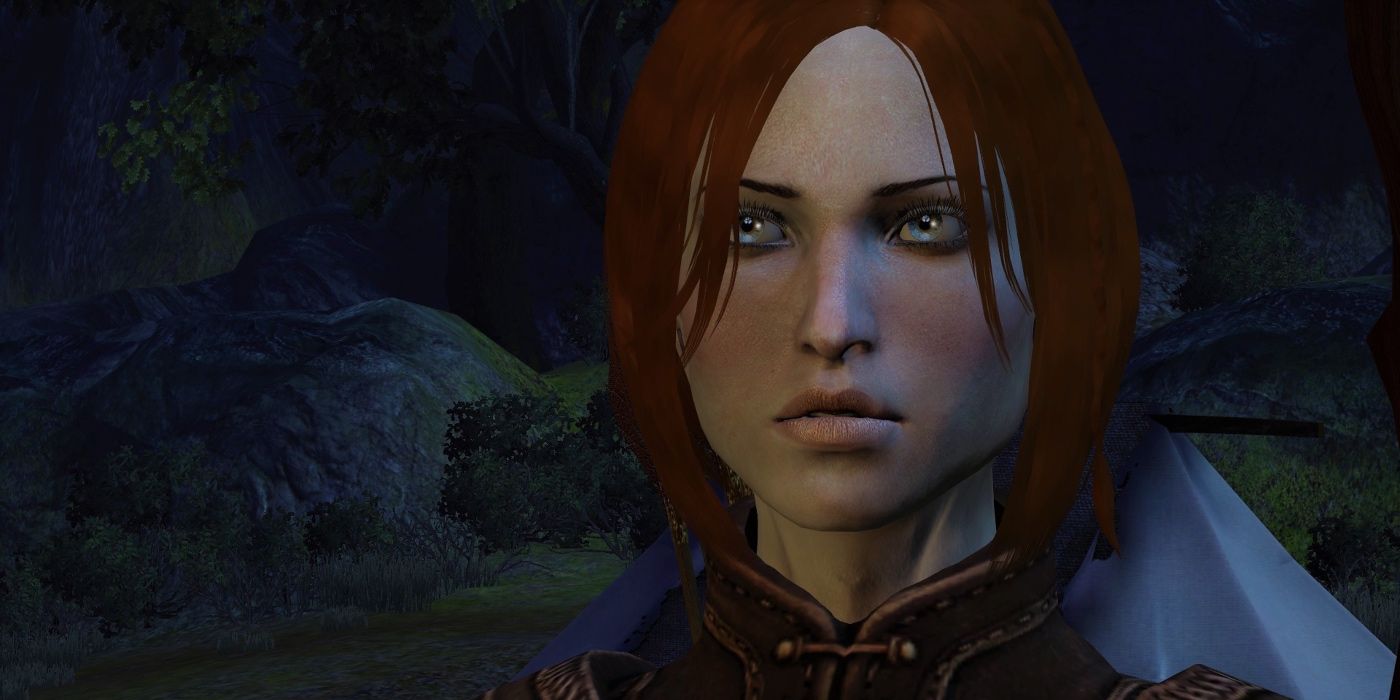 a female bard from dragon age