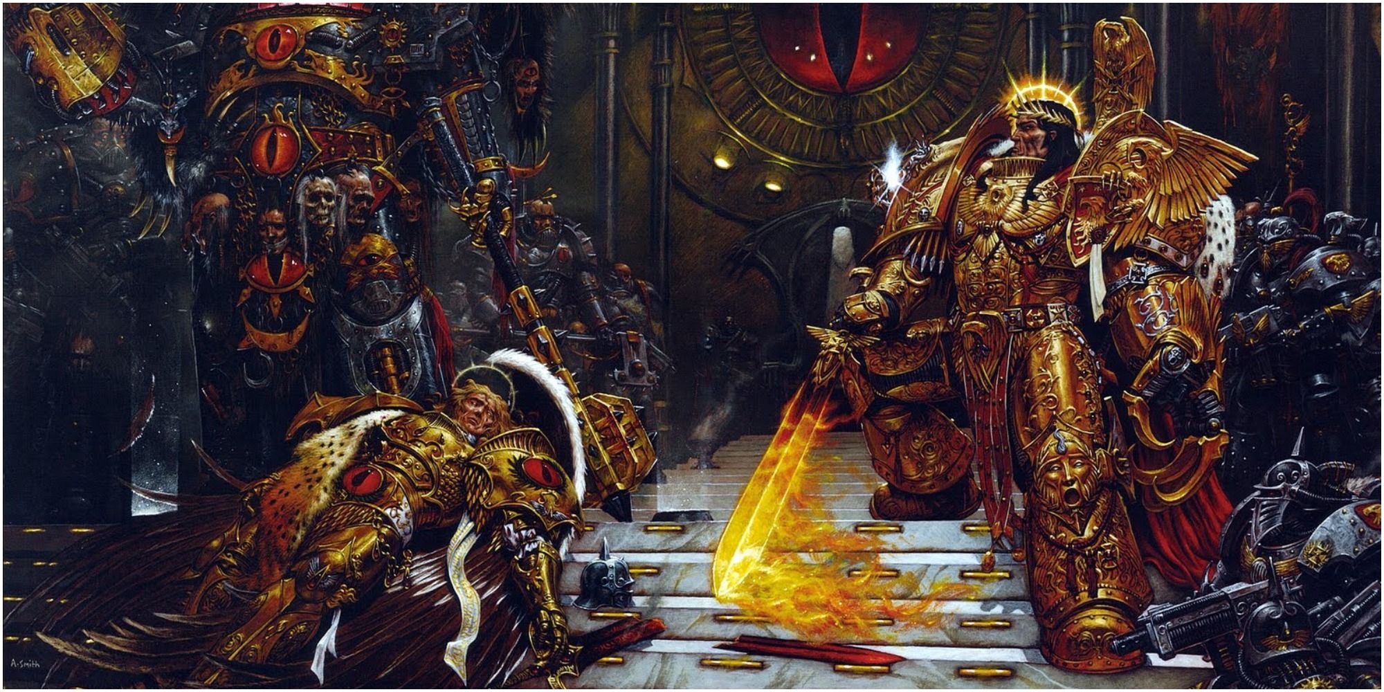 emperor warhammer art