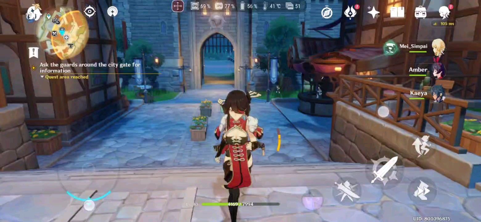 genshin impact beidou running