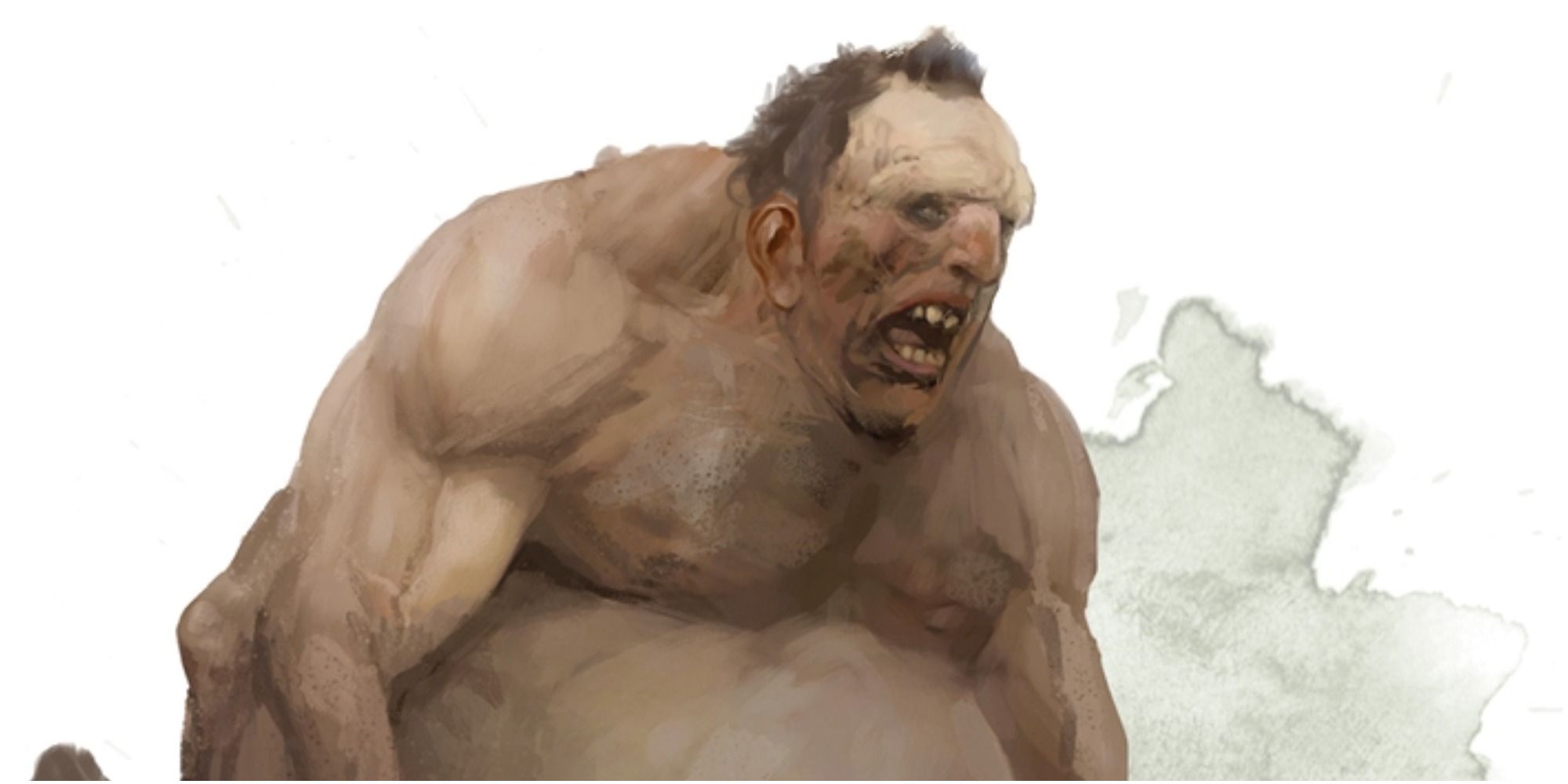 artwork of a hill giant from dungeons & dragons