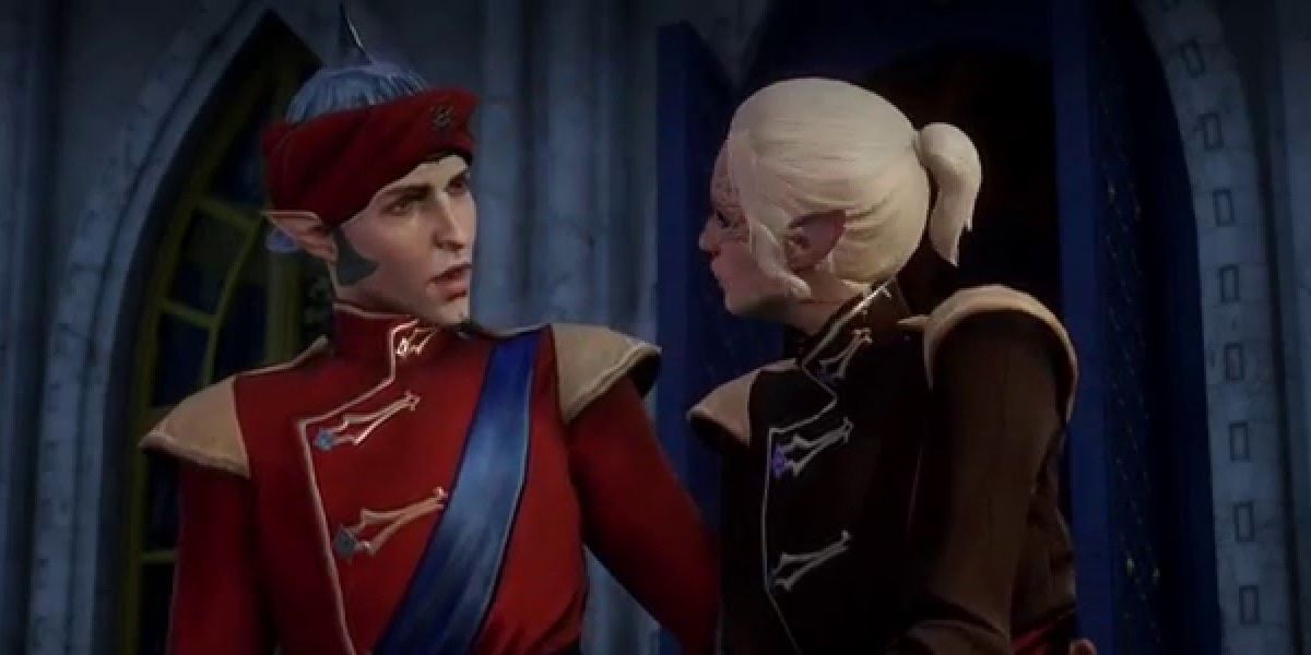 Solas talking to Lavellan at Winter Palace.