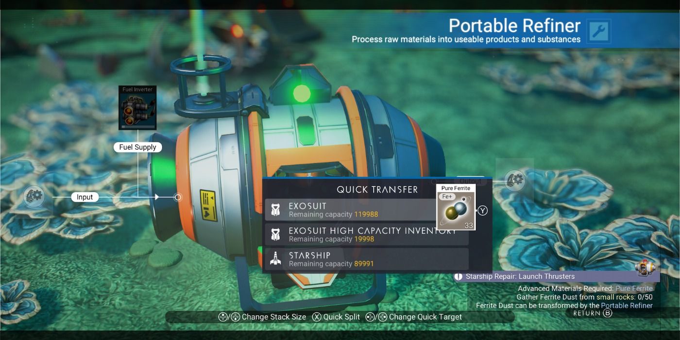 Pure Ferrite in No Man's Sky