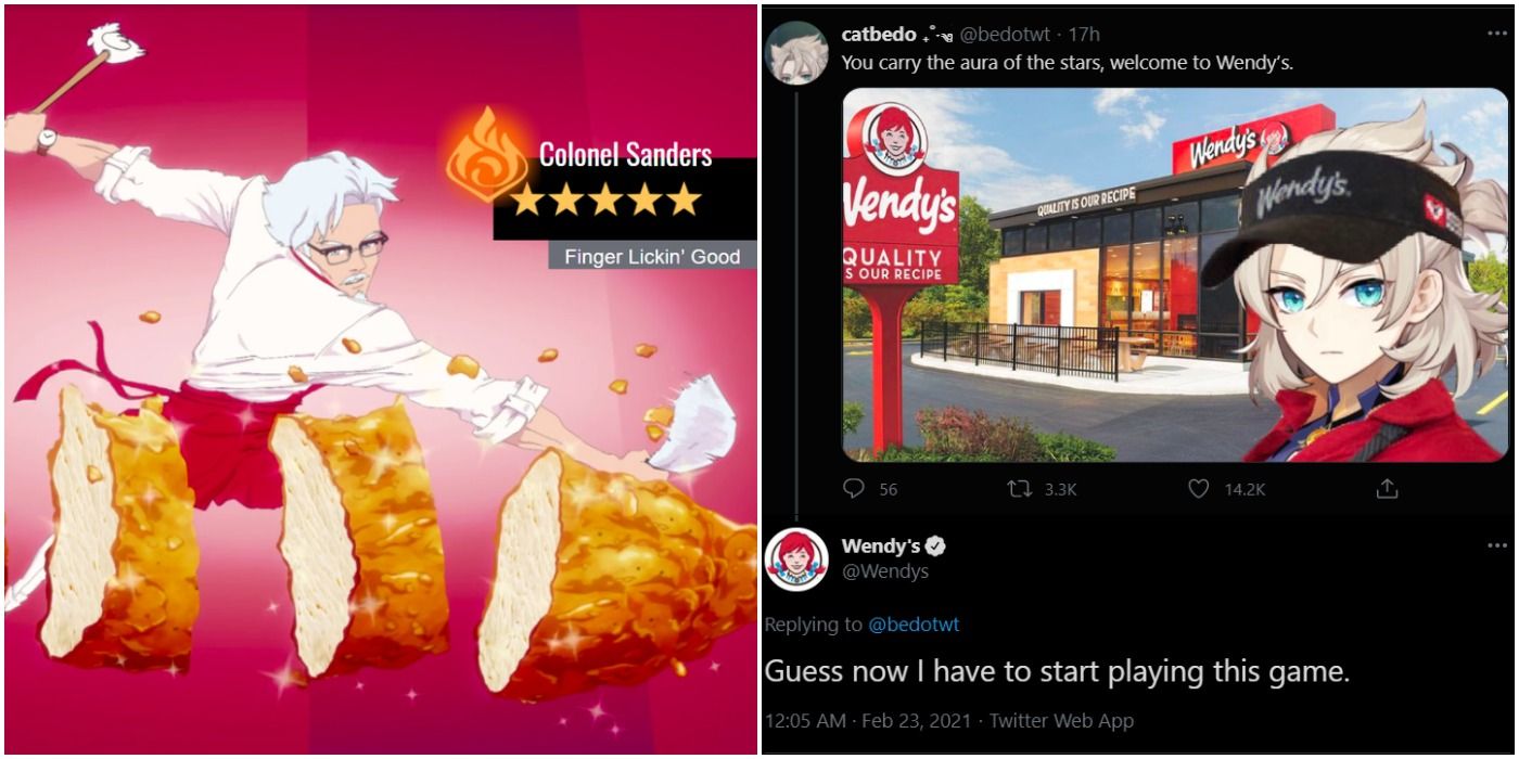 Genshin Impact KFC Meme Promo