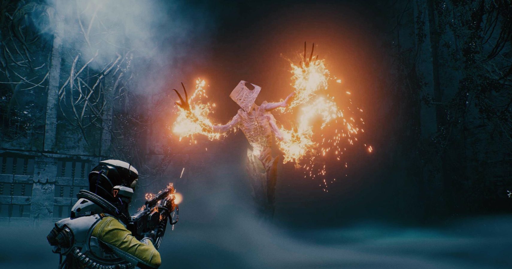 ps5 returnal fire combat