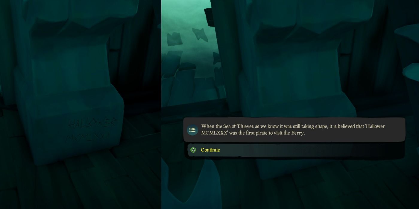 First Visitor on the Ferry of the Damned in Sea of Thieves