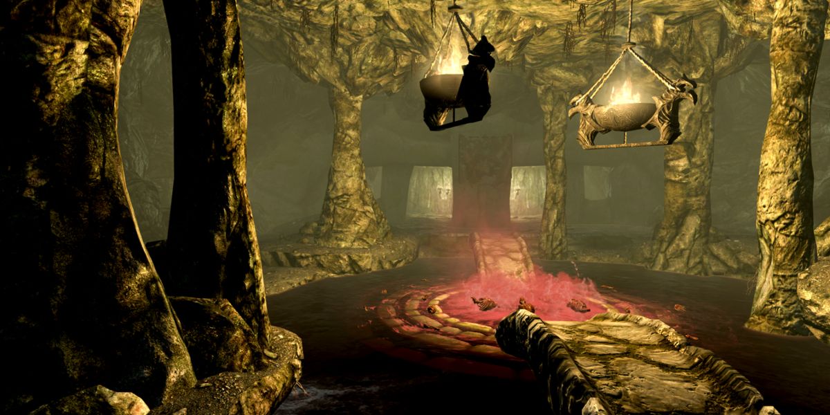 The Redwater Den in the Dawnguard DLC
