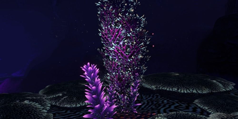 Cave Bush in Subnautica