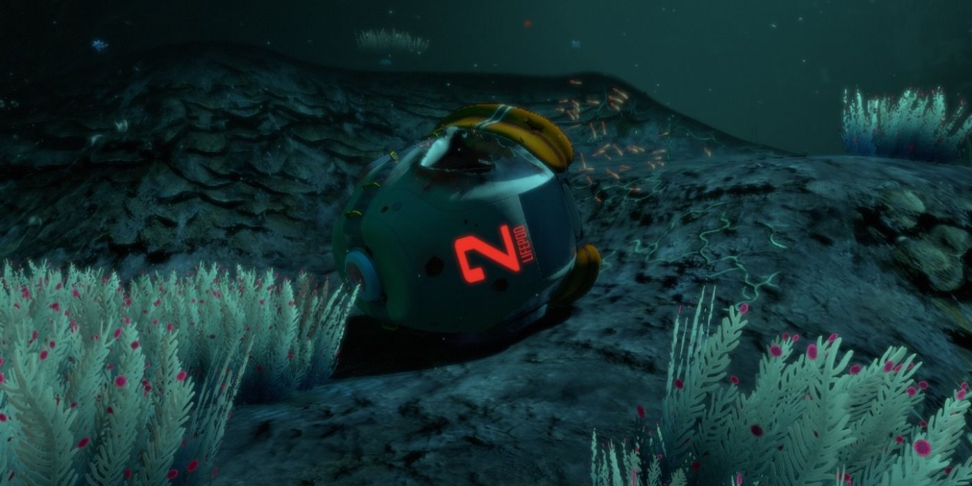 Lifepod in Subnautica