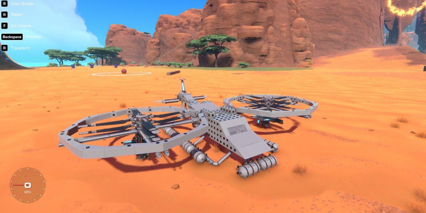 Helicopter custom creation in Trailmakers