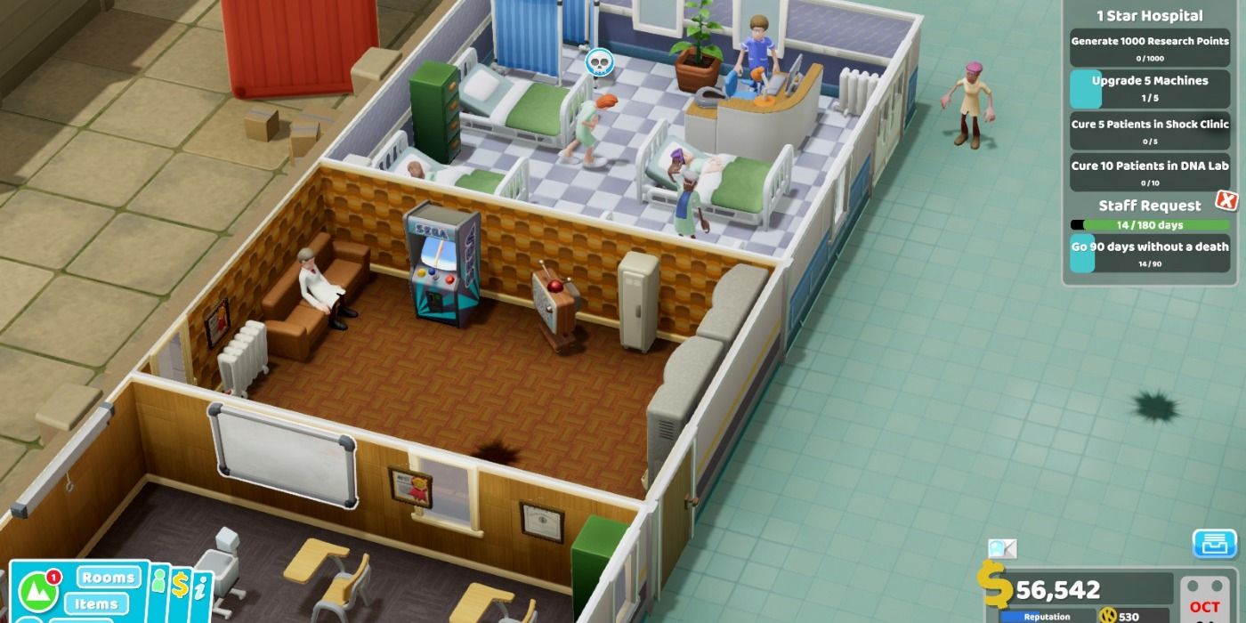 Staff Room in Two Point Hospital