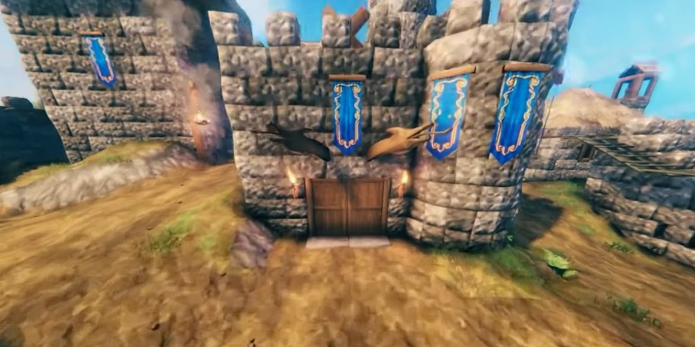 valheim exterior castle banners