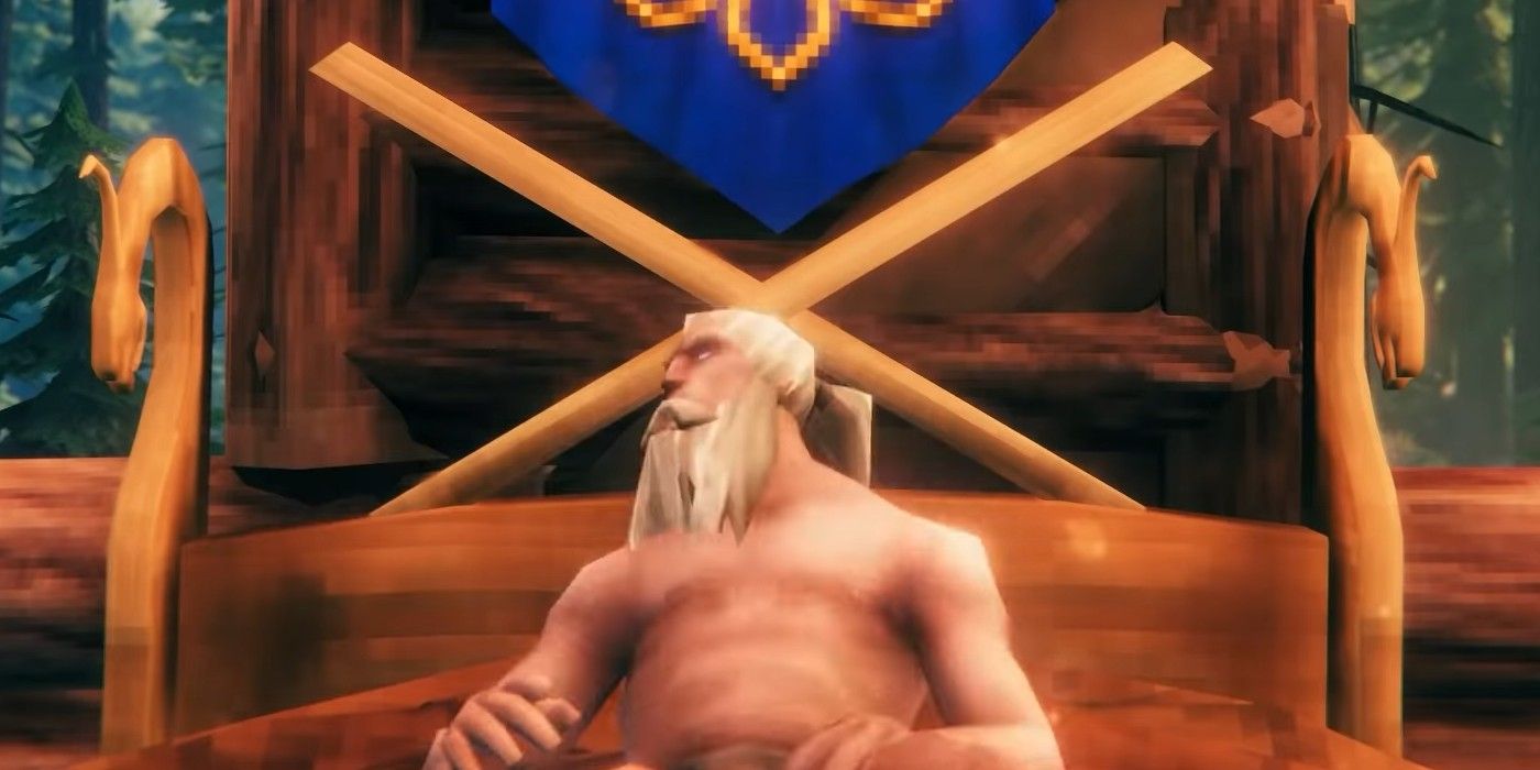 valheim character in dragon bed
