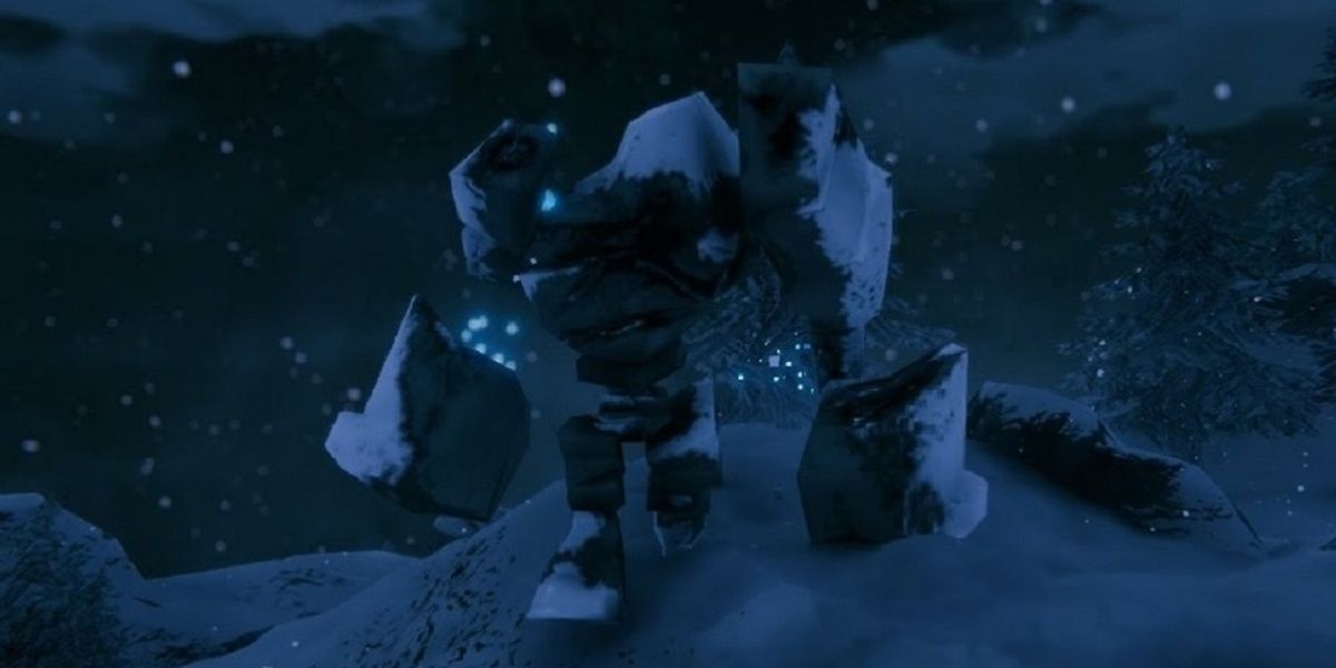 an active Stone Golem