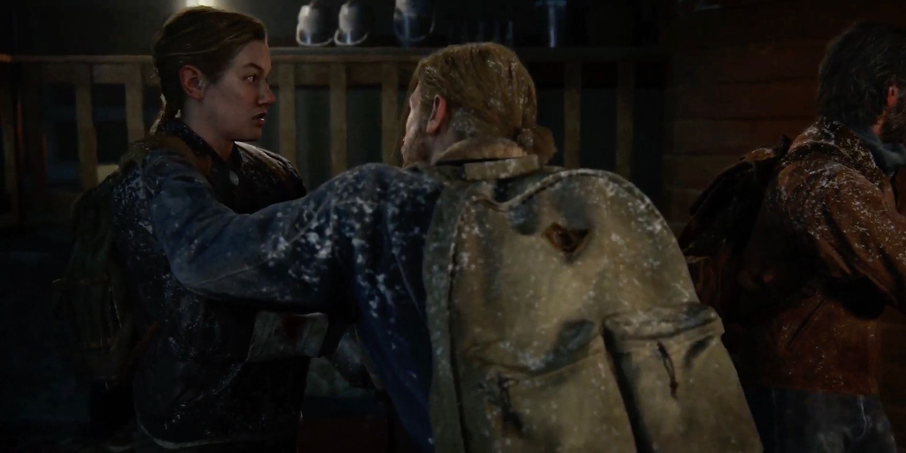 Abby, Tommy and Joel in The Last of Us 2