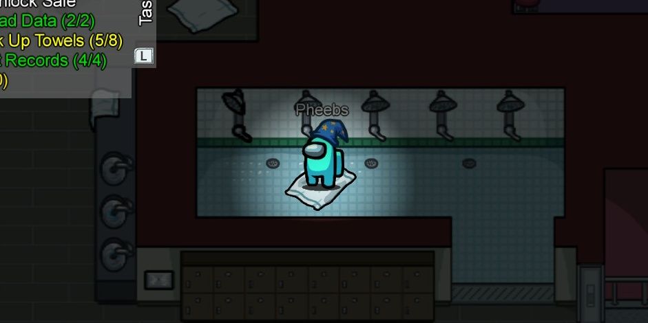 Blue in the airship showers among us