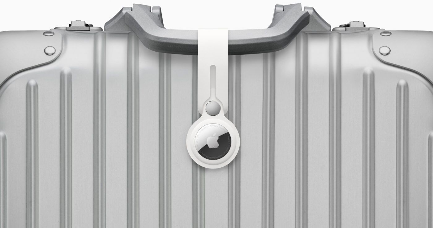 Apple AirTags on Luggage