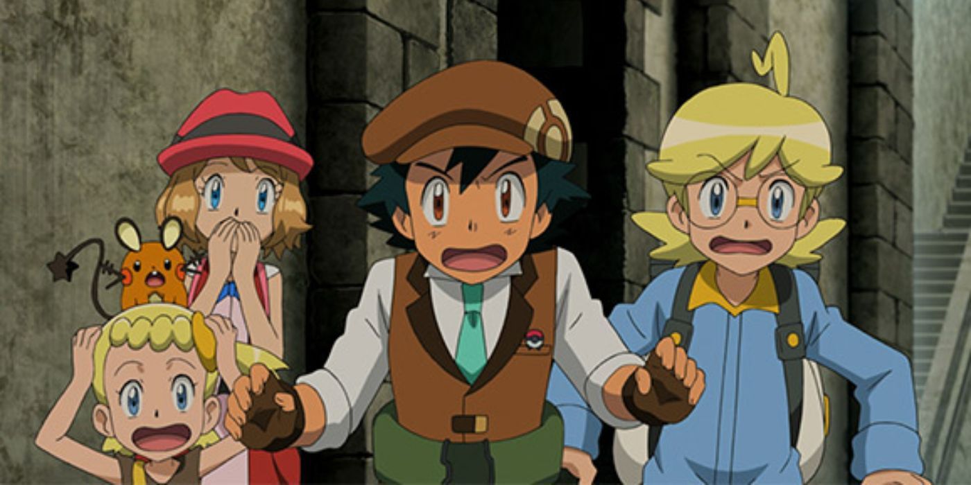 volcanion and the mechanical marvel clemont bonnie dedenne serena
