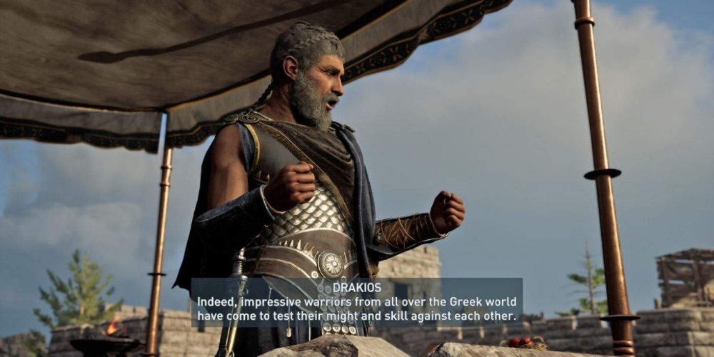 Assassin's Creed Odyssey Drakios The Great Contender Quest Speech