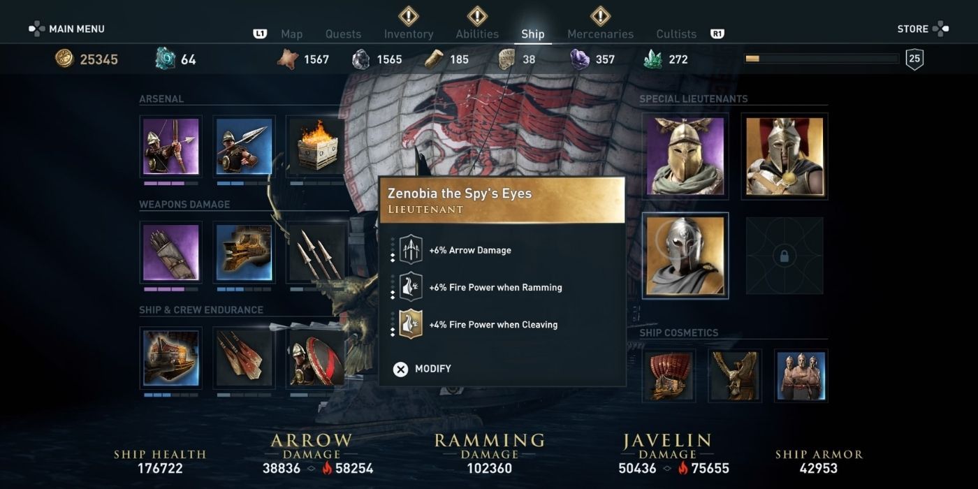Assassin's Creed Odyssey Ship Lieutenants