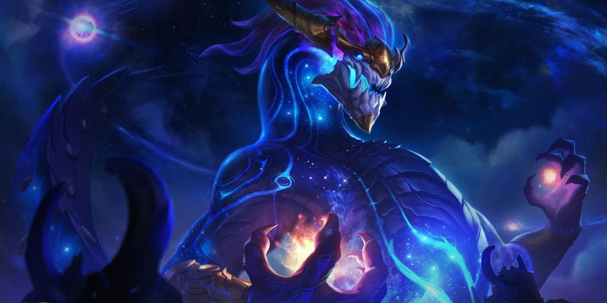 Aurelion Sol in their Splash Art from League of Legends