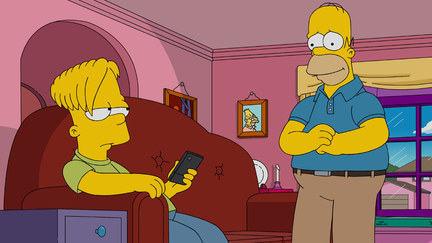 Homer and Bart in Barthood