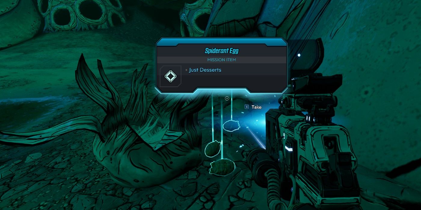 Borderlands 3 Spiderant eggs collecting for Just Desserts quest