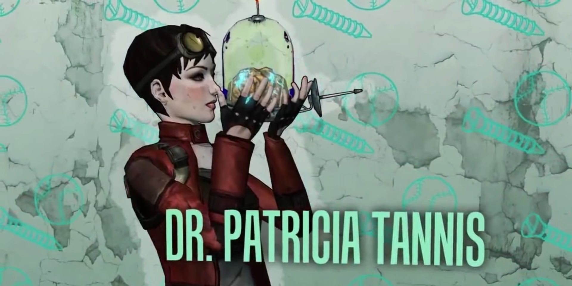 Borderlands - Patricia Tannis holding a brain