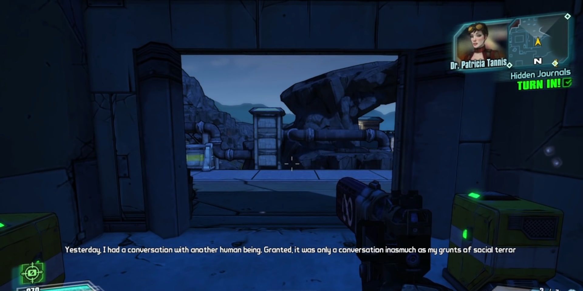 Borderlands - Patricia seemed excited after having a conversation