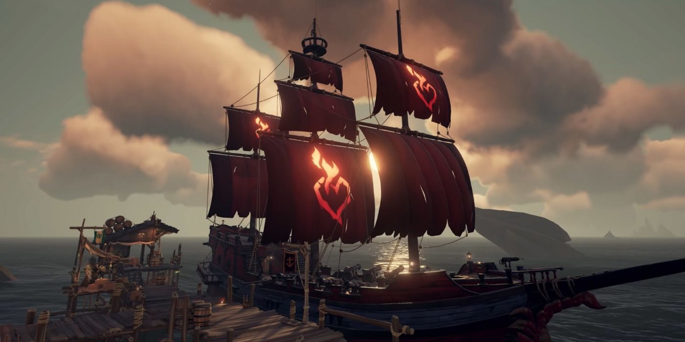 Burning Blade in the Sea of Thieves