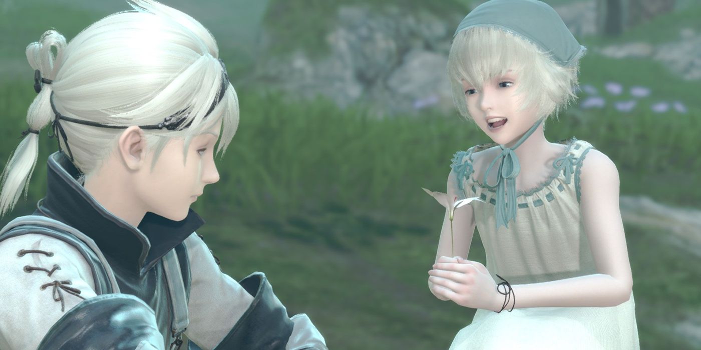 Nier Replicant V1.22: Nier And Yonah Just Enjoying A Day Outside