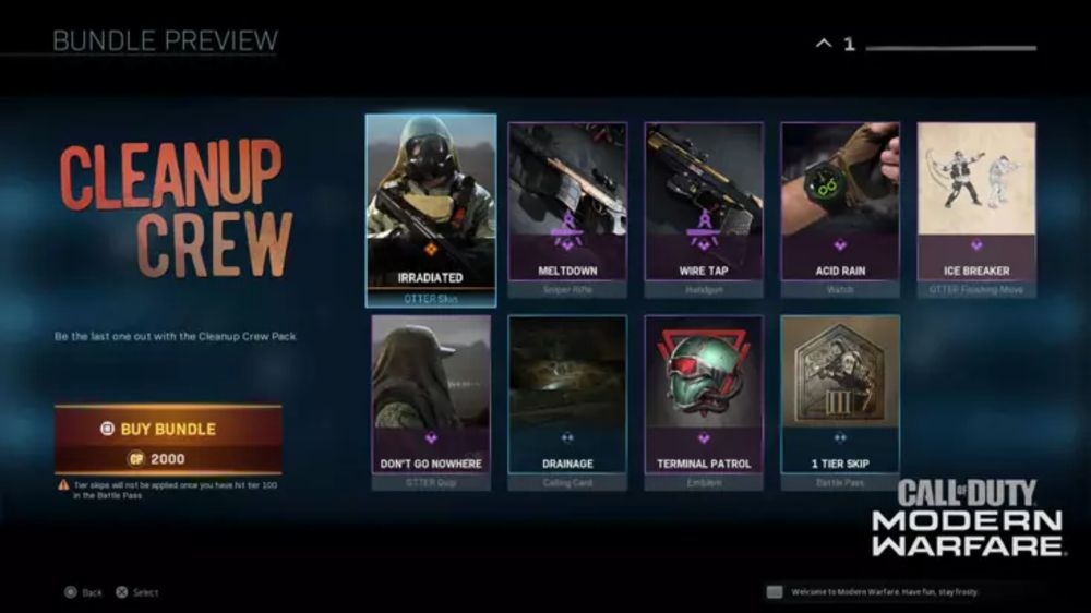 Modern Warfare Cleanup Crew Bundle