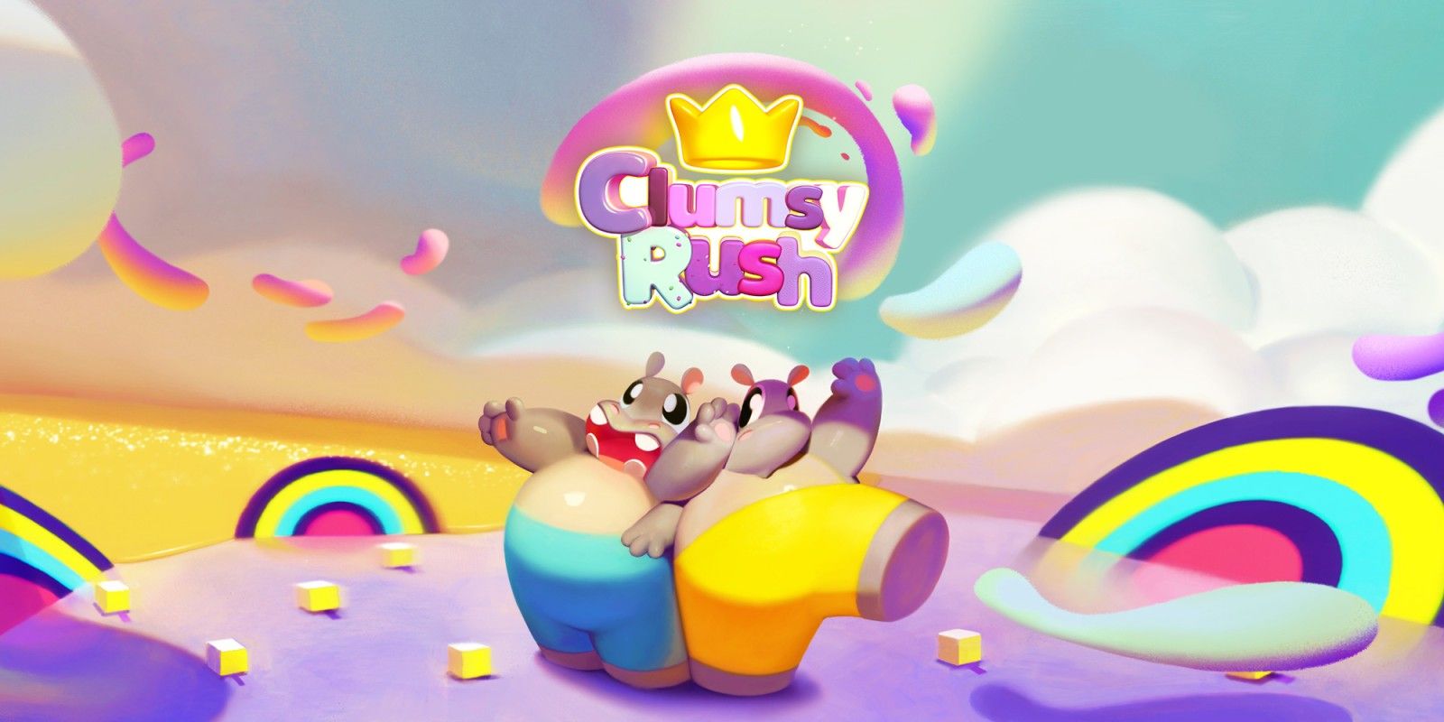 Two Wiggly Hippos of Clumsy Rush