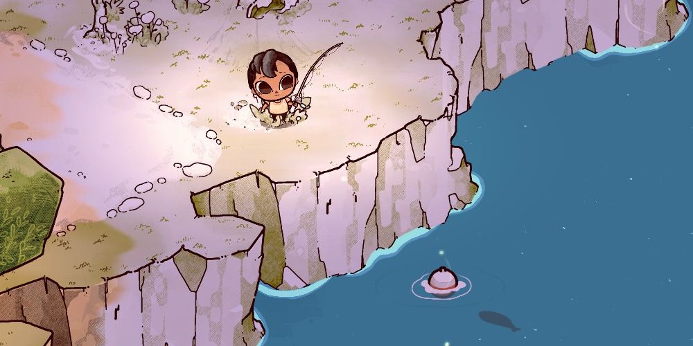 cozy grove fishing off the edge