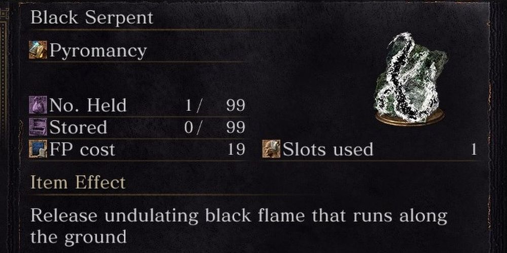 Dark Souls 3 Black Serpent