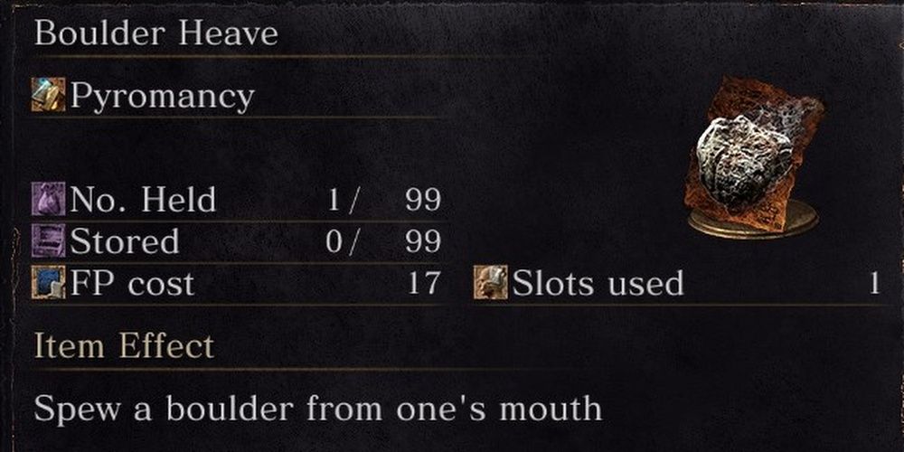 Dark Souls 3 Boulder Heave
