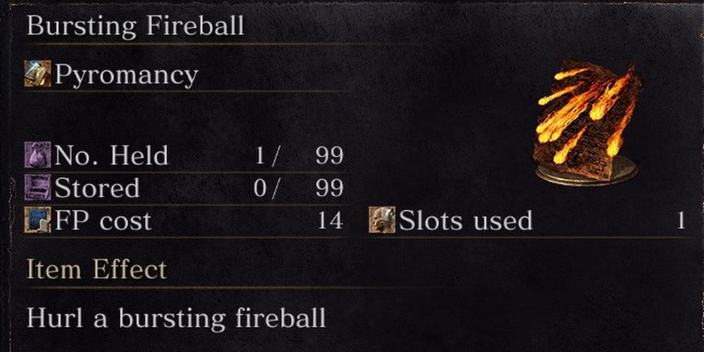 Dark Souls 3 Bursting Fireball