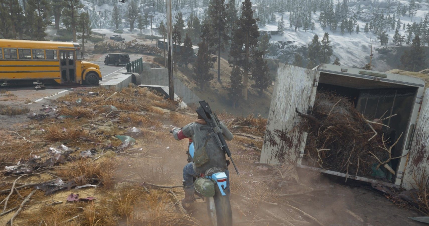 Days Gone Cascade Lake Rail Lines Infestation Guide Nest 1 Truck