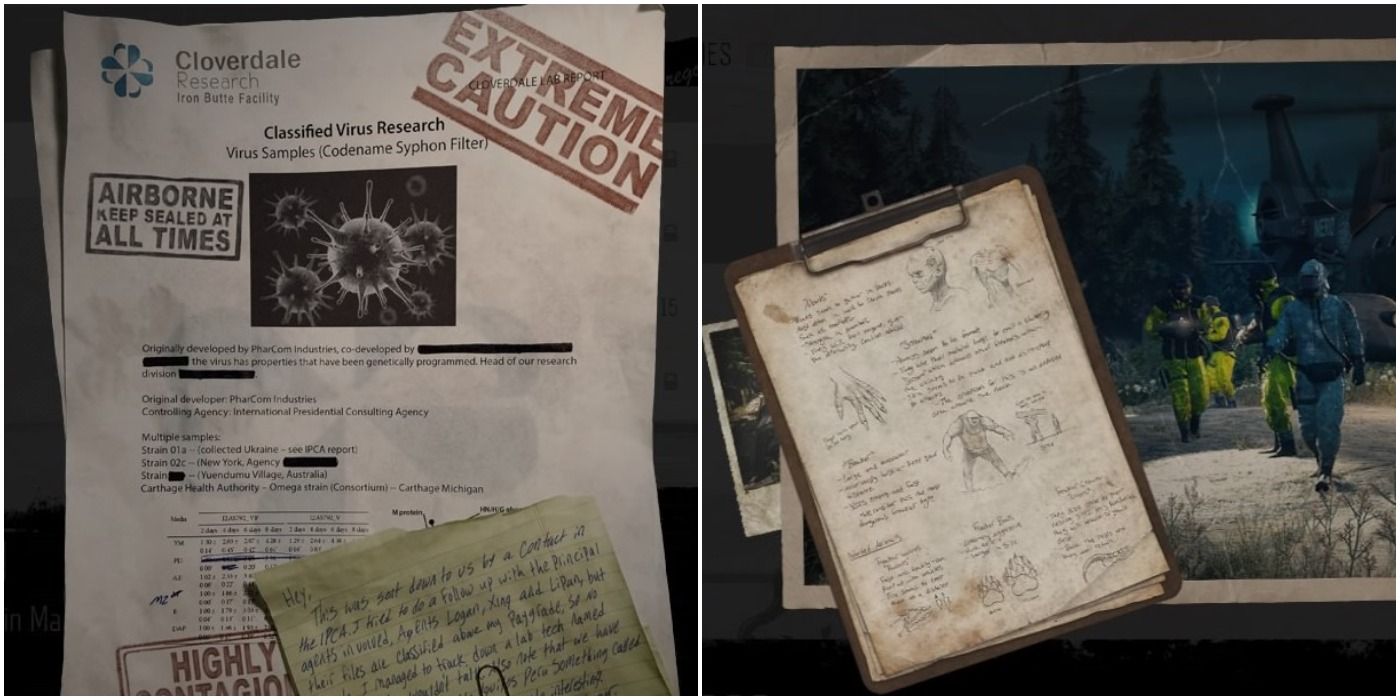 Days Gone Freaker Virus Secret Research Notes