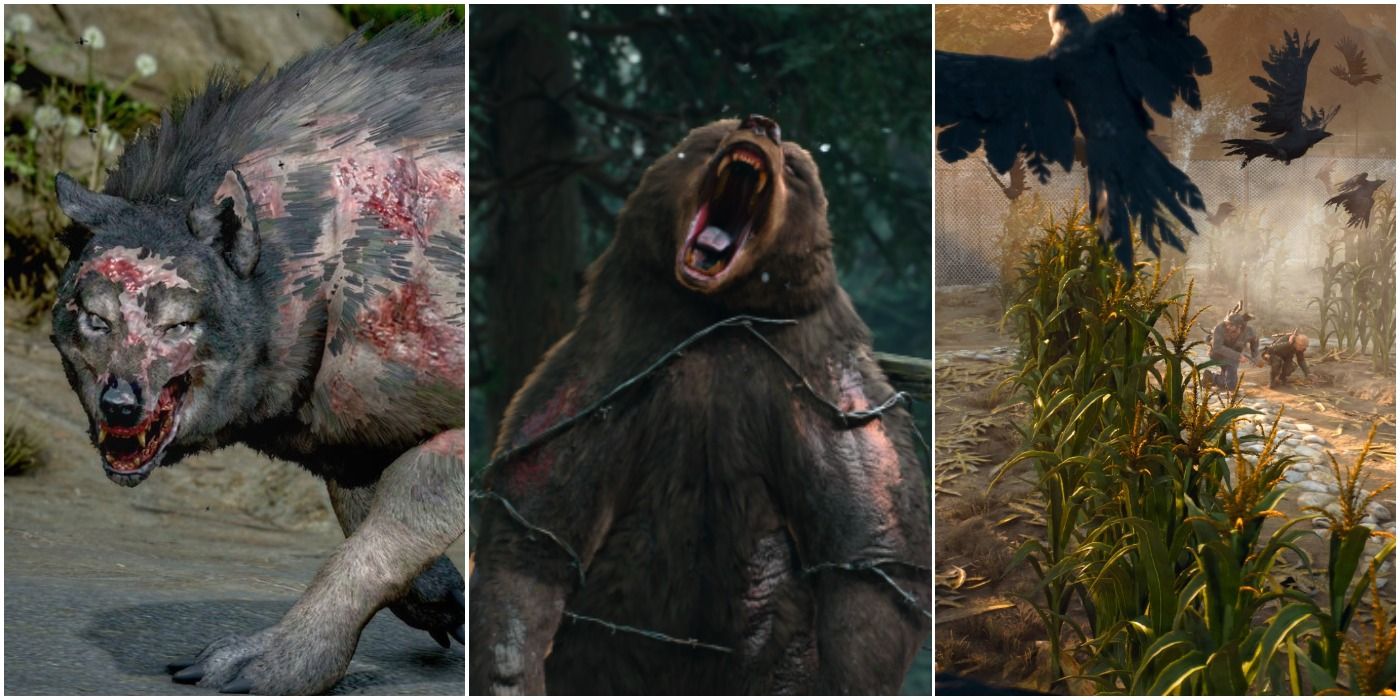 Days Gone Freaker Wolf Bear And Raven