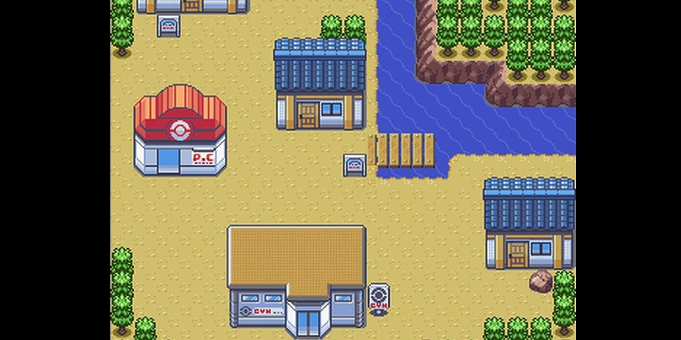 Dewford Town as it appears in Pokemon Emerald
