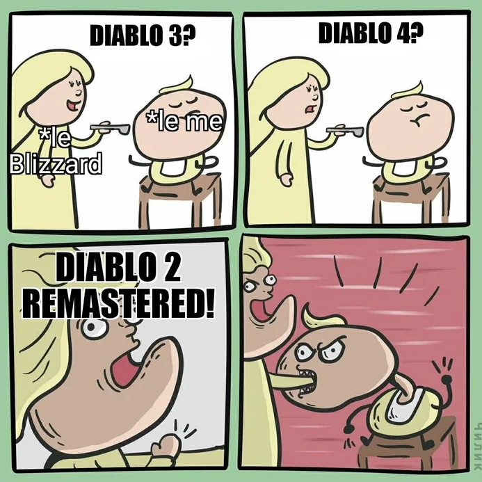 Diablo 2 Vs Diablo 3 Meme