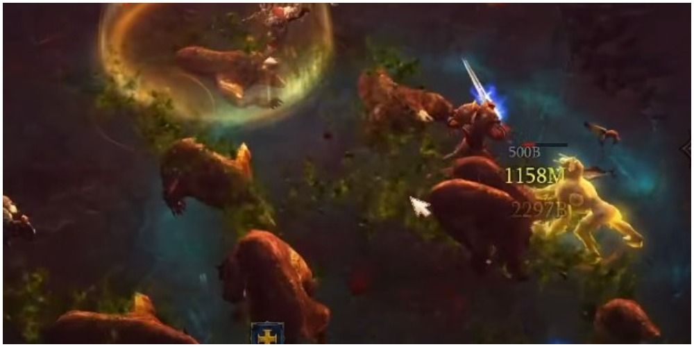 Diablo 3 Zombie Bears Attacking In A Group